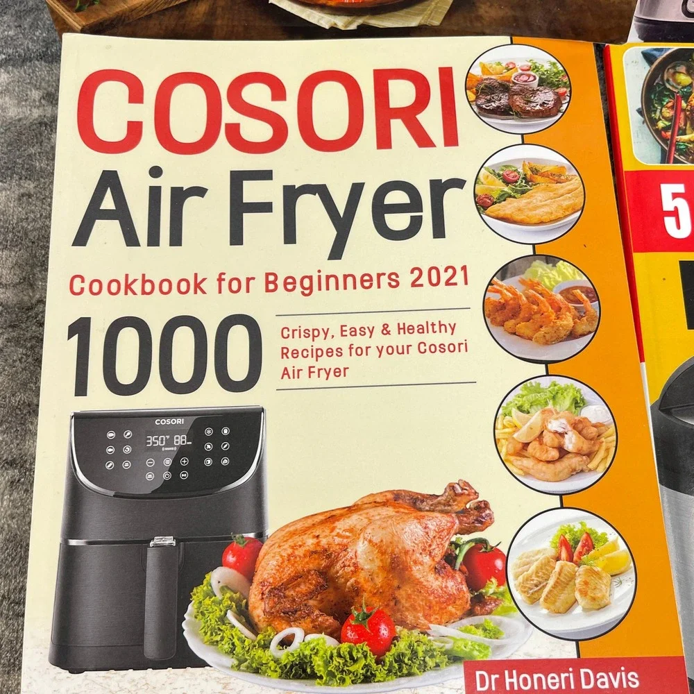 Instant Pot Mini‎ for Two & Cosori Air Fryer Cookbook Lot 4 Books Beginners